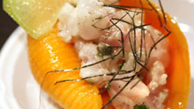 Recette : Tartare de dorade en conchiglionis - TerreAzur