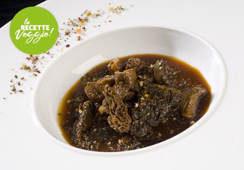 Recette : Mitonné de champignons confits et ses croûtons provençaux - EpiSaveurs