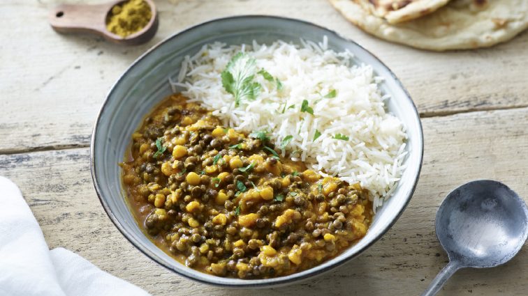 Recette : Dahl de lentilles vertes et patates douces - TerreAzur