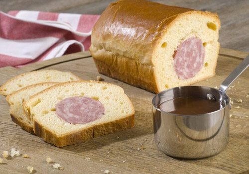 Recette : Saucisson en brioche sauce porto - EpiSaveurs