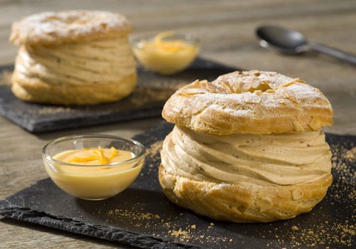 Paris-Brest à la crème pralinée - étapes technique en photos