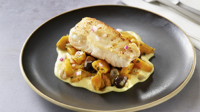 Recette : Lieu noir au beurre blanc et légumes - TerreAzur