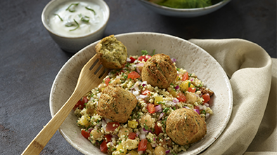 Recette : Salade Libanaise aux falafels - TerreAzur