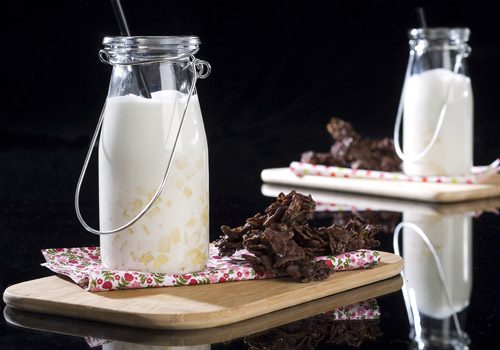 Recette : Milk-shake à la poire et sa rose des sables - EpiSaveurs