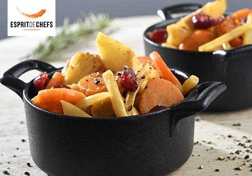 Recette : Poêlée de légumes et cranberries sauce à l’orange - EpiSaveurs