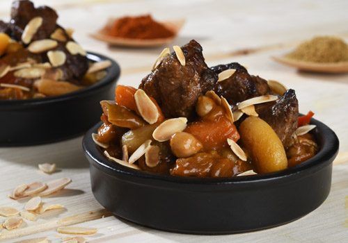 Tajine d'agneau aux fruits secs