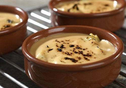 Recette : Crème brulée artichaut et foie gras - EpiSaveurs