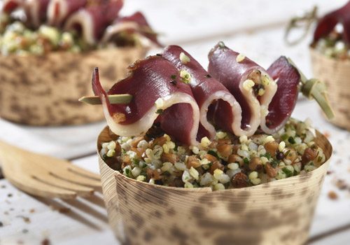 Recette : Trio de céréales et son magret séché façon trappeur - EpiSaveurs