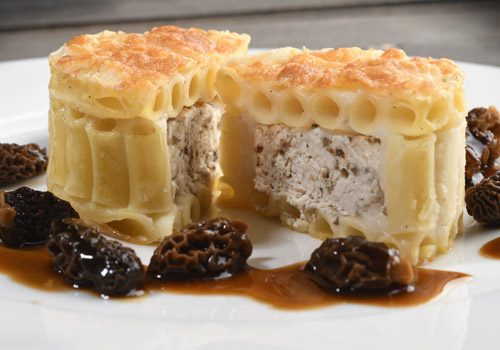 Recette : Timbale de pâtes aux ris de veau et morilles - EpiSaveurs