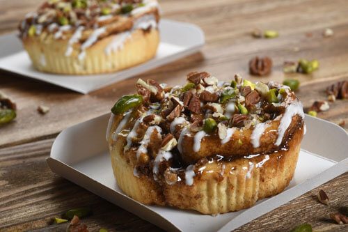Recette : Cinnamon roll pistache et noix de pécan - EpiSaveurs