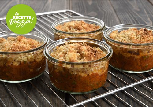 Recette : Crumble de tomate au parmesan - EpiSaveurs