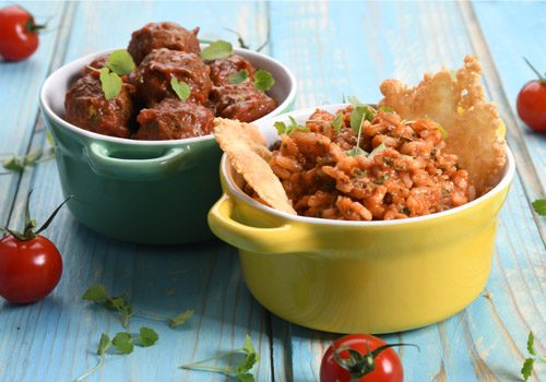 Recette : Boulette de viande et riz à la Bolognaise - EpiSaveurs