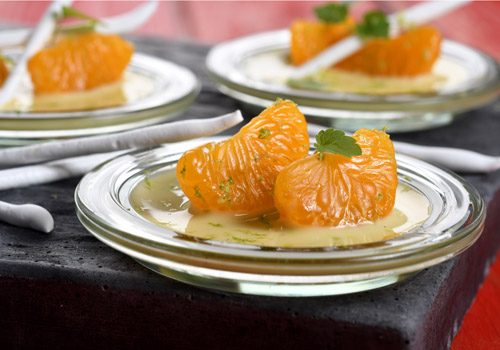 Recette : Salade de mandarine meringuée - EpiSaveurs
