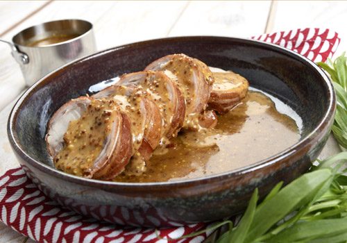 Recette : Rouelle de lapin sauce moutarde à l’ancienne - EpiSaveurs