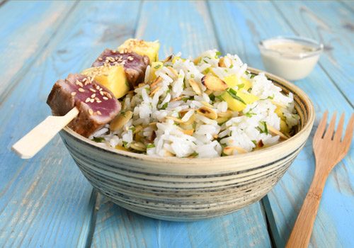 Recette : Thon mi-cuit, rhum et lait de coco - EpiSaveurs