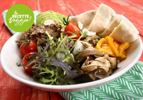 Recette : Bol de quinoa, caviar d’aubergines confites et légumes au miel - EpiSaveurs