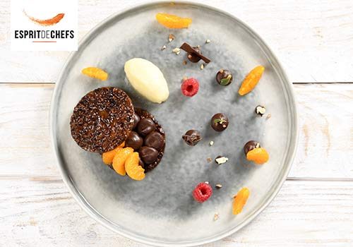 Recette : Palet tout chocolat et mandarine - EpiSaveurs