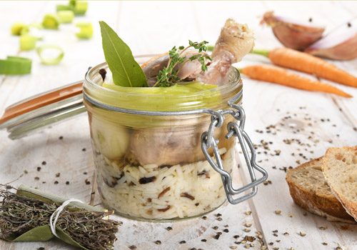 Recette : Petit pot de Poule au riz sauvage - EpiSaveurs
