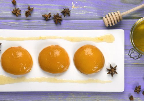 Recette : Oreillons de pêches au sirop de miel anisé - EpiSaveurs