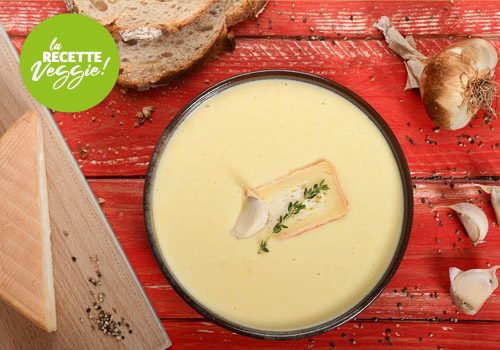 Recette : Crème d'ail fumé au Maroilles - EpiSaveurs