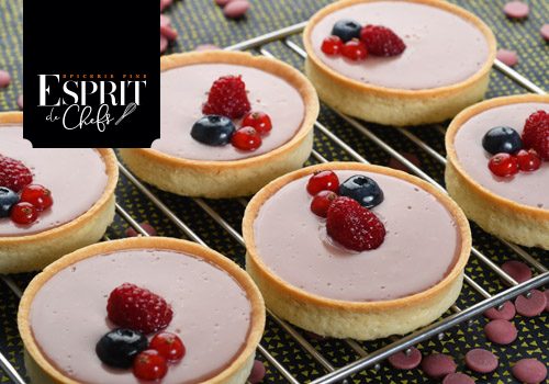 Recette : Tartelette chocolat ruby - EpiSaveurs