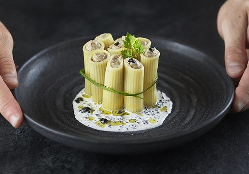 Recette : Rigatonis farcis à la truffe noire - EpiSaveurs