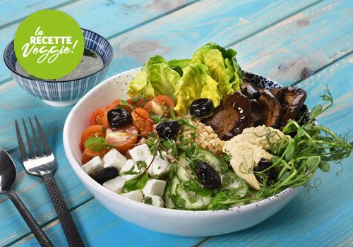 Recette : Bouddha Bowl façon salade grecque - EpiSaveurs