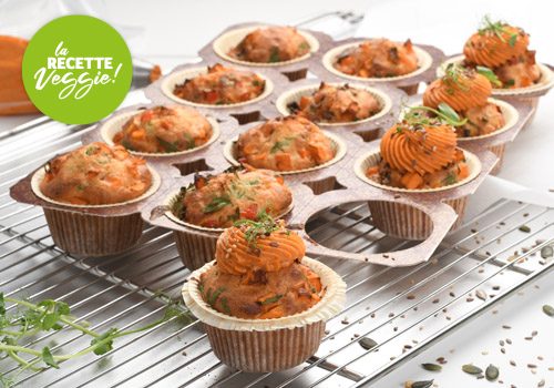 Recette : Cup cake veggie - EpiSaveurs