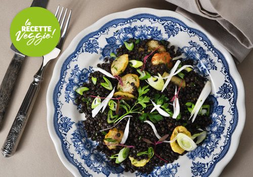 Recette : Salade de lentilles et pommes de terres soufflées - EpiSaveurs