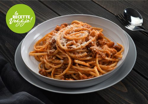 Recette : Spaghetti bolognaise veggie - EpiSaveurs