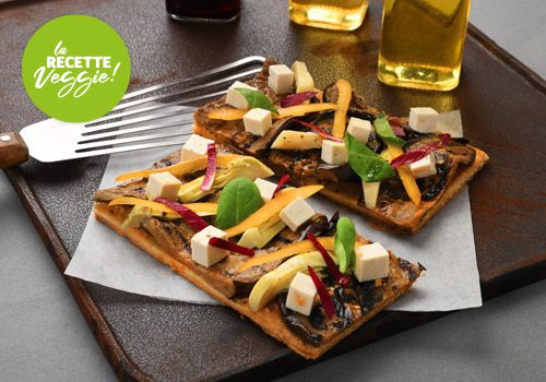 Recette : Tarte fine légumes et tofu - EpiSaveurs