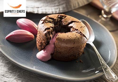 Recette : Fondant chocolat noir au cœur coulant Ruby - EpiSaveurs