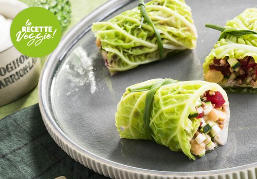Recette : Chou farci aux légumes secs tomatés - EpiSaveurs