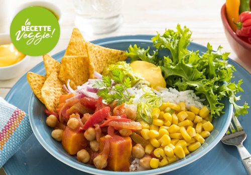 Recette : Pois chiches et patate douce texmex - EpiSaveurs