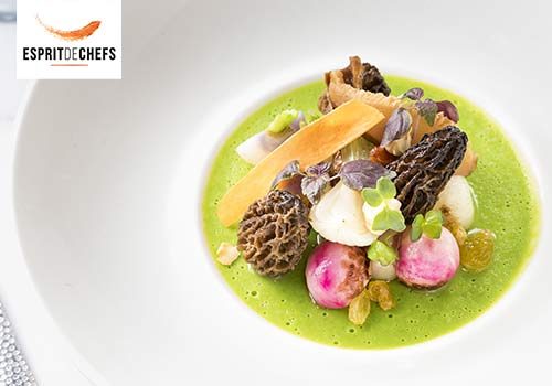 Recette : Royale de petits pois aux morilles et shiitakés - EpiSaveurs