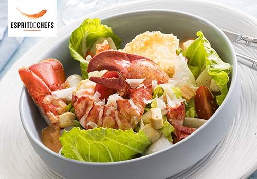 Recette : Salade César au homard - EpiSaveurs