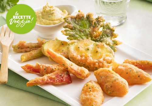Recette : Tempura de légumes, Béarnaise de légumes - EpiSaveurs