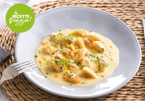 Recette : Gnocchis à la crème de maïs - EpiSaveurs