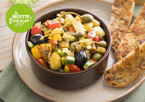 Recette : Caponata de légumes au balsamique - EpiSaveurs