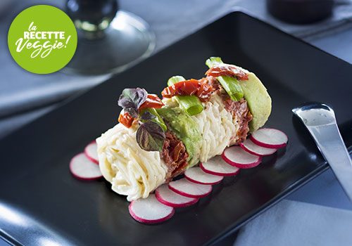 Recette : Avocat, tomates confites en tartare, céleri remoulade vinaigre de géranium - EpiSaveurs