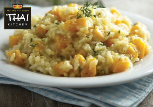 Recette : Risotto de courge et Crème de Coco - EpiSaveurs